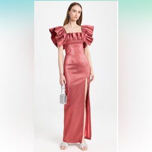 Black Halo Eve Dress by Laurel Breman Size 4 Elegant Pink Evening Gown